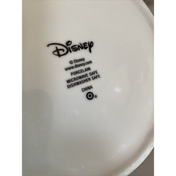 Disney Mickey Mouse Porcelain Mug Black & White Stripes With Red Silhouette 12 O - Picture 6 of 7